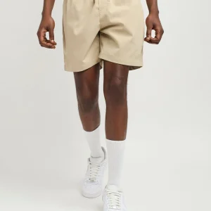 Outlet Spritz Embroidered Texture Woven Shorts - Khaki Shop All Bottoms | Shorts