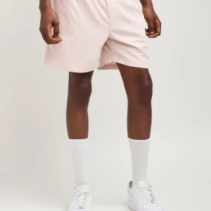 Cheap Spritz Embroidered Texture Woven Shorts - Tan Shop All Bottoms | Shorts