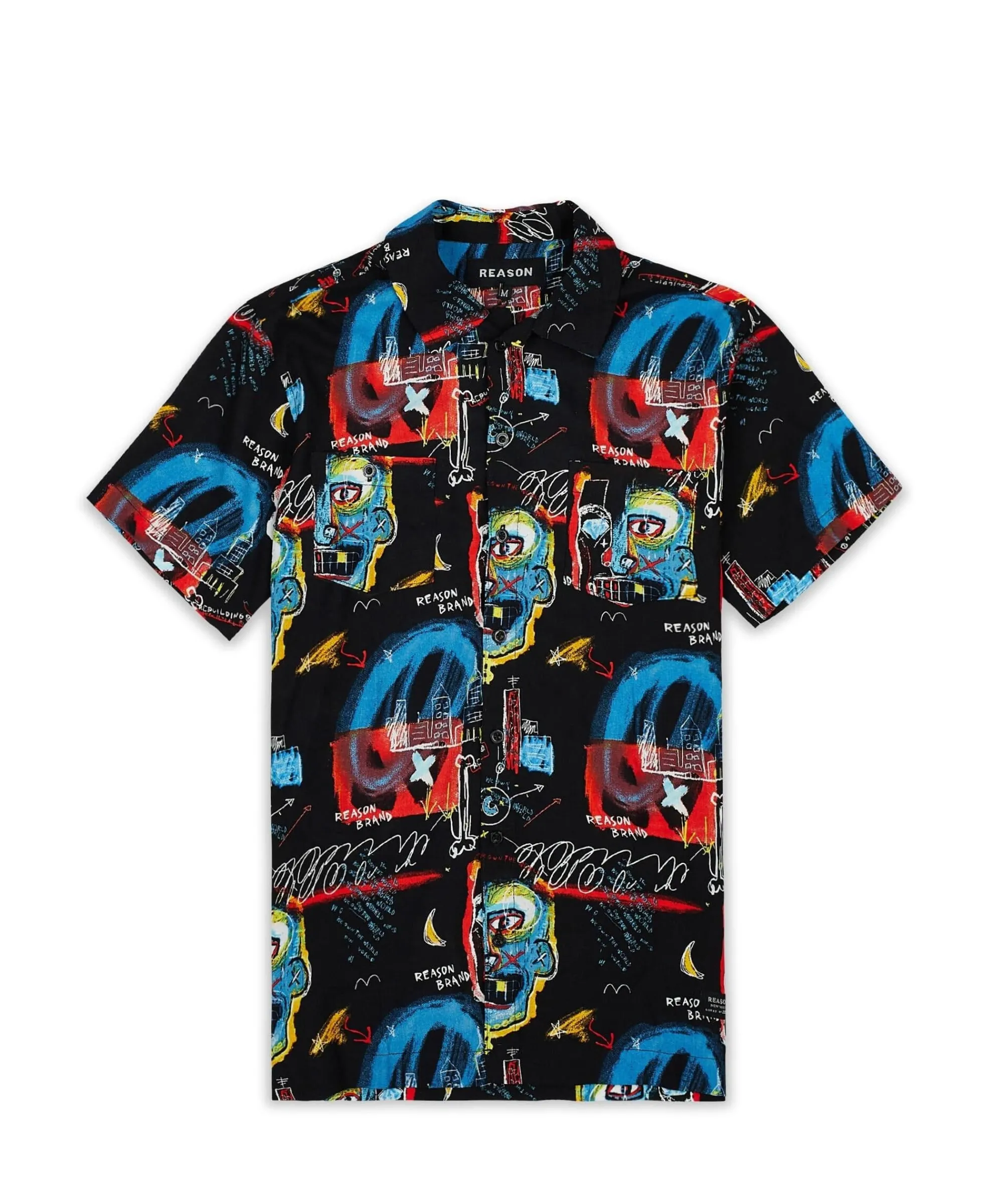 street_art_allover_print_short_sleeve_shirt_1.webp Online Street Art Allover Print Short Sleeve Shirt Button Downs