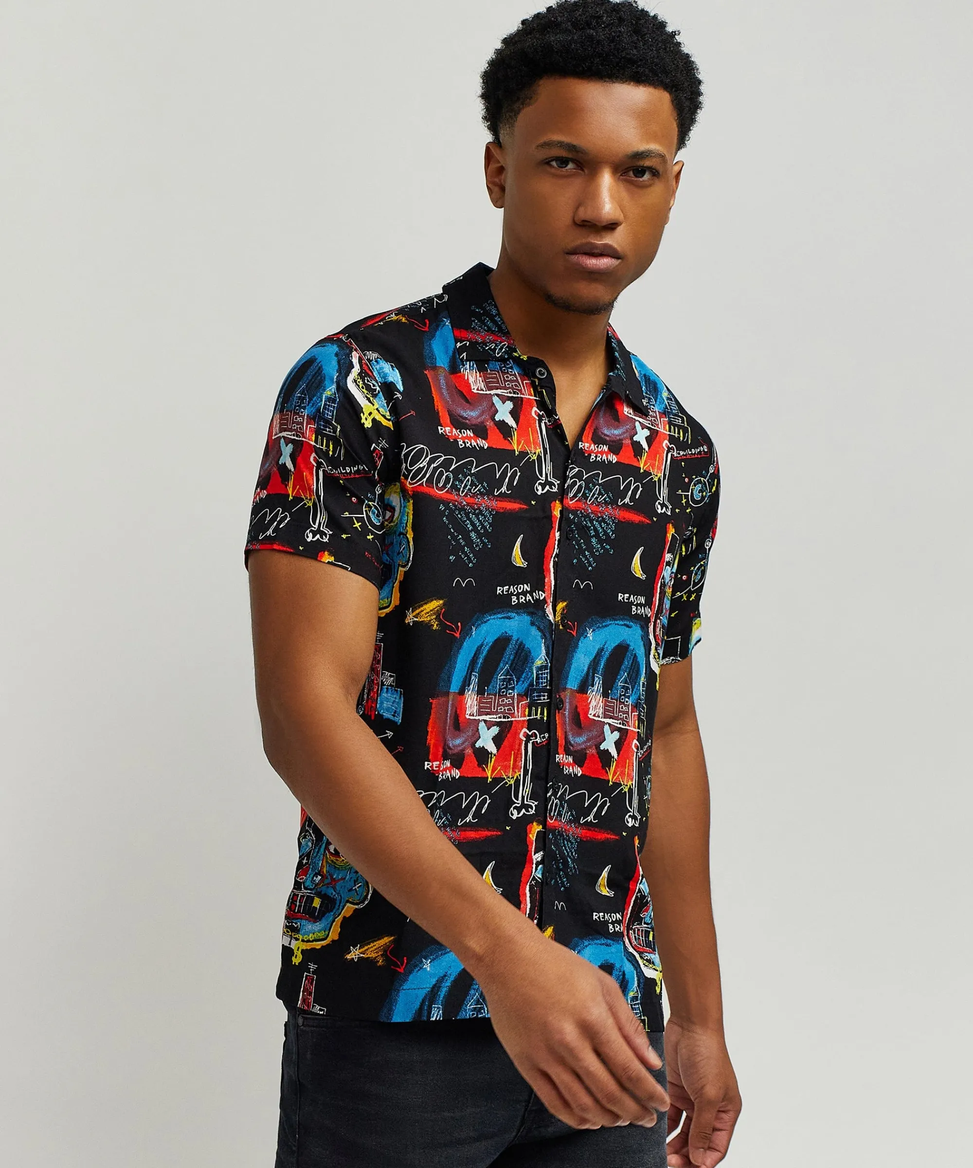 street_art_allover_print_short_sleeve_shirt_3.webp Online Street Art Allover Print Short Sleeve Shirt Button Downs