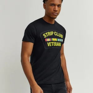 Hot Strip Club Veteran Short Sleeve Tee - Black Graphic Tees
