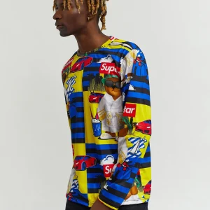 New Superstar Bear Character Long Sleeve Tee Long Sleeve Tees | Graphic Tees