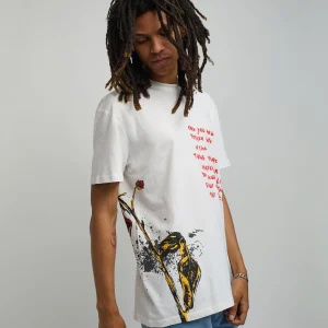 Flash Sale Take Note Short Sleeve Graphic Tee - White Graphic Tees