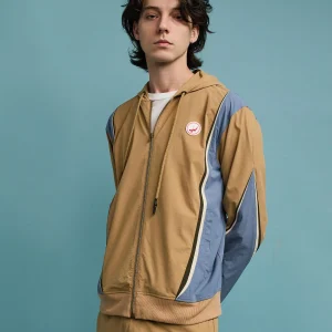 Sale Tierbreaker Zip Up - Khaki Hoodies | Hoodies