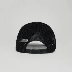 Shop Trust No1 Print Trucker Hat - Black Hats
