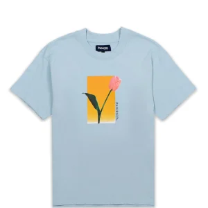 Hot Tulip Short Sleeve Tee - Light Blue Graphic Tees