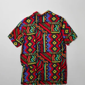 New Unity Allover Print Short Sleeve Shirt Button Downs