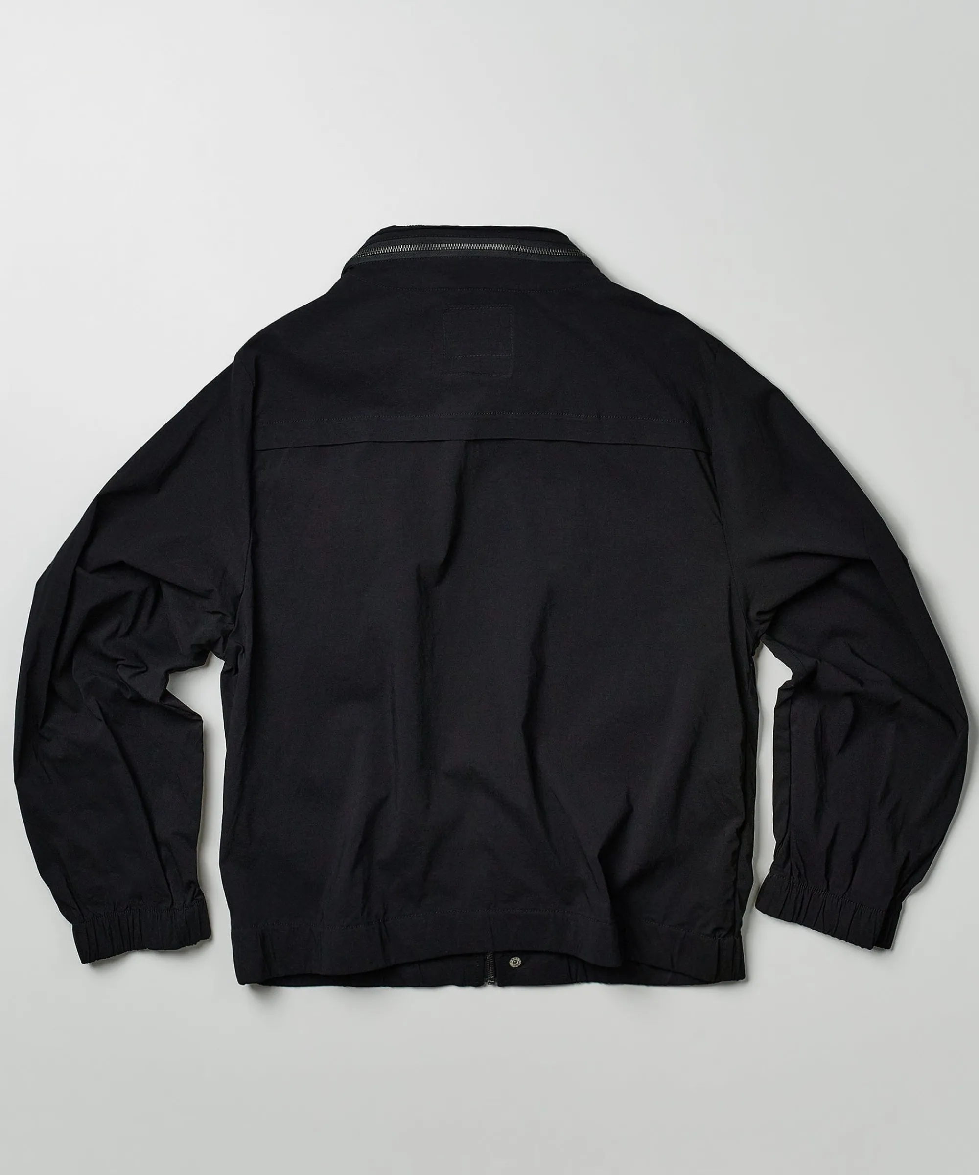 utility_stretch_nylon_zip_up_jacket__black_2.webp Store Utility Stretch Nylon Zip Up Jacket - Black Lightweight Jackets