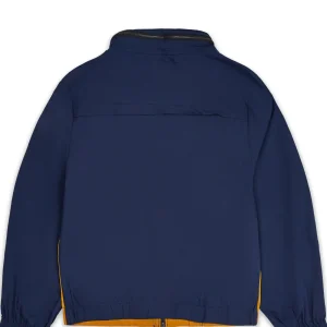 Discount Utility Stretch Nylon Zip Up Jacket - Navy Lightweight Jackets