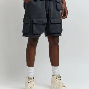 Best Sale Whitecloud Cargo Fleece Shorts - Black Shop All Bottoms | Shorts