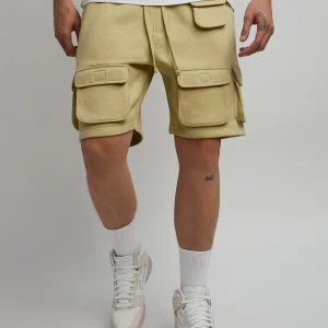 Clearance Whitecloud Cargo Fleece Shorts - Khaki Shop All Bottoms | Shorts