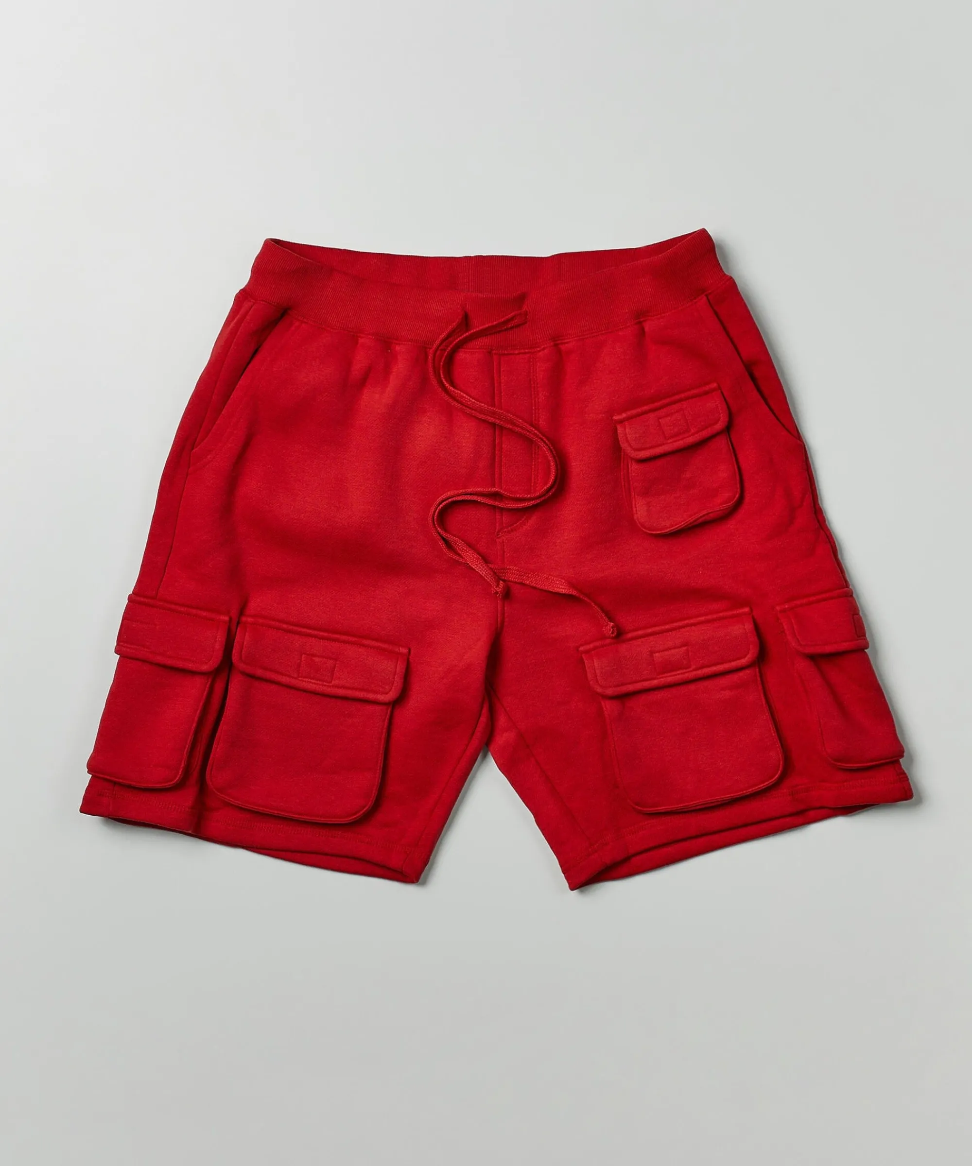 whitecloud_cargo_fleece_shorts__red_6.webp New Whitecloud Cargo Fleece Shorts - Red Shop All Bottoms | Shorts