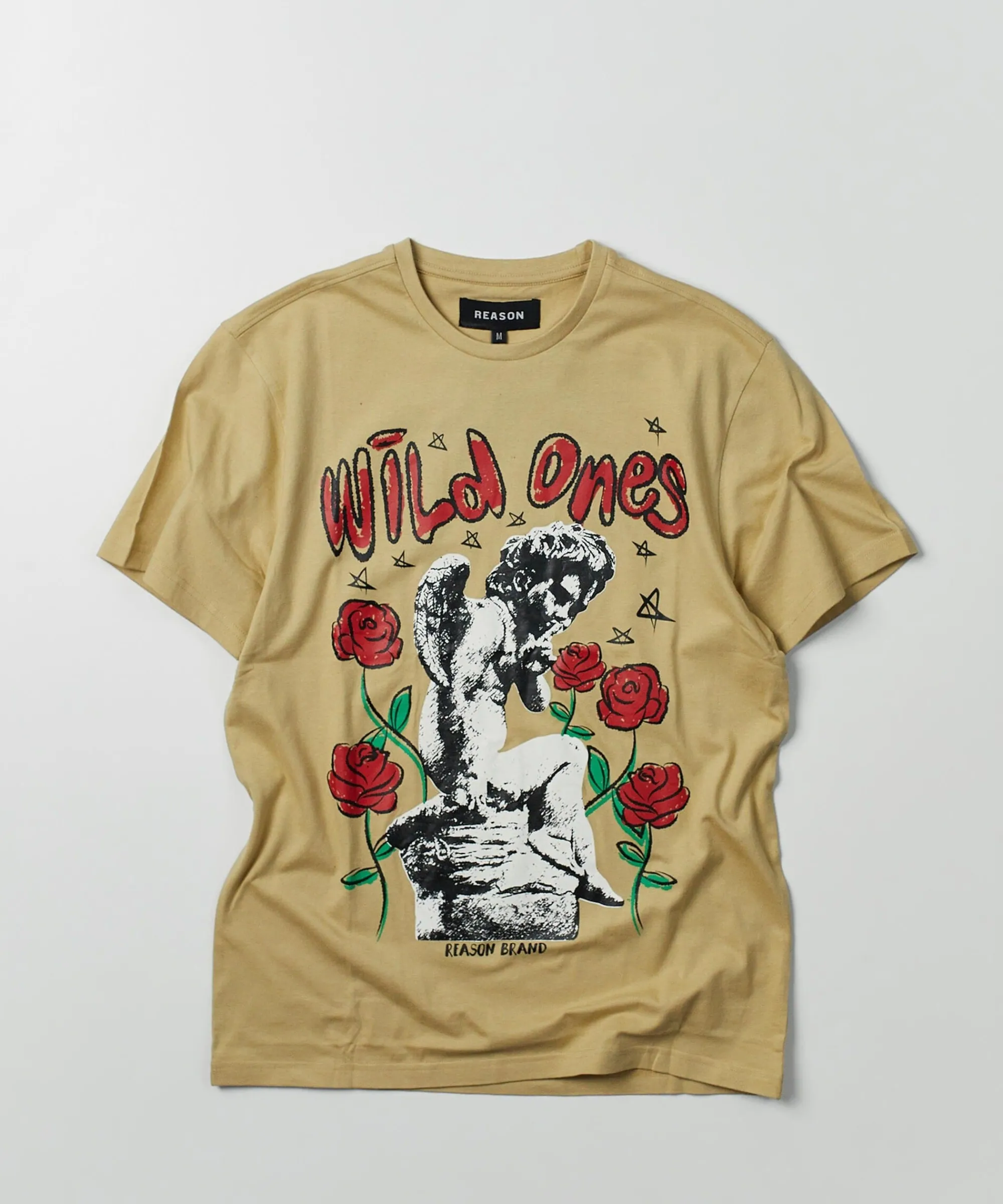 wild_ones_short_sleeve_graphic_print_tee__khaki_0.webp Cheap Wild Ones Short Sleeve Graphic Print Tee - Khaki Graphic Tees