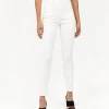 Best Sale Womens Chloe White Slim Jeans Denim