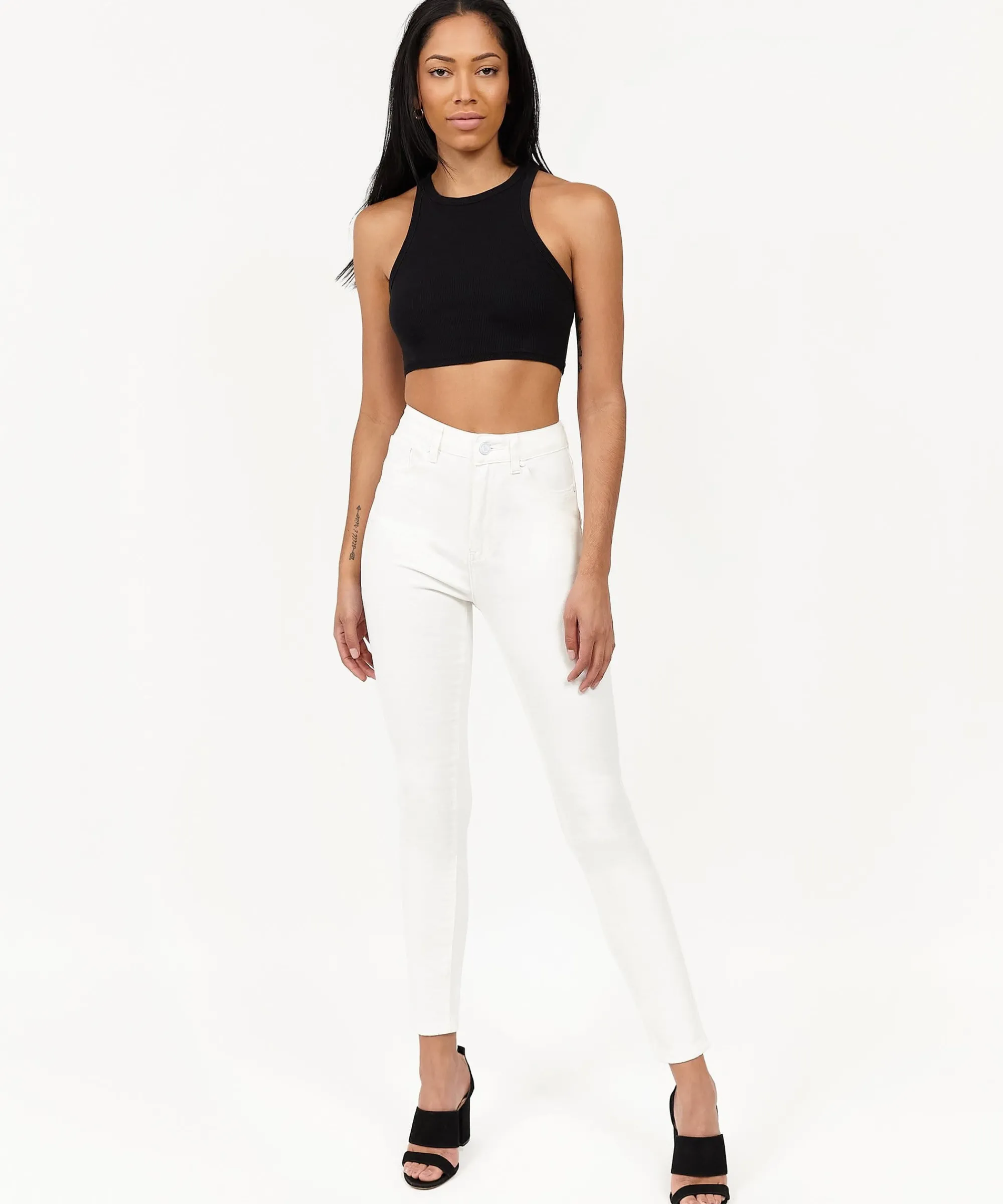 womens_chloe_white_slim_jeans_1.webp Best Sale Womens Chloe White Slim Jeans Denim