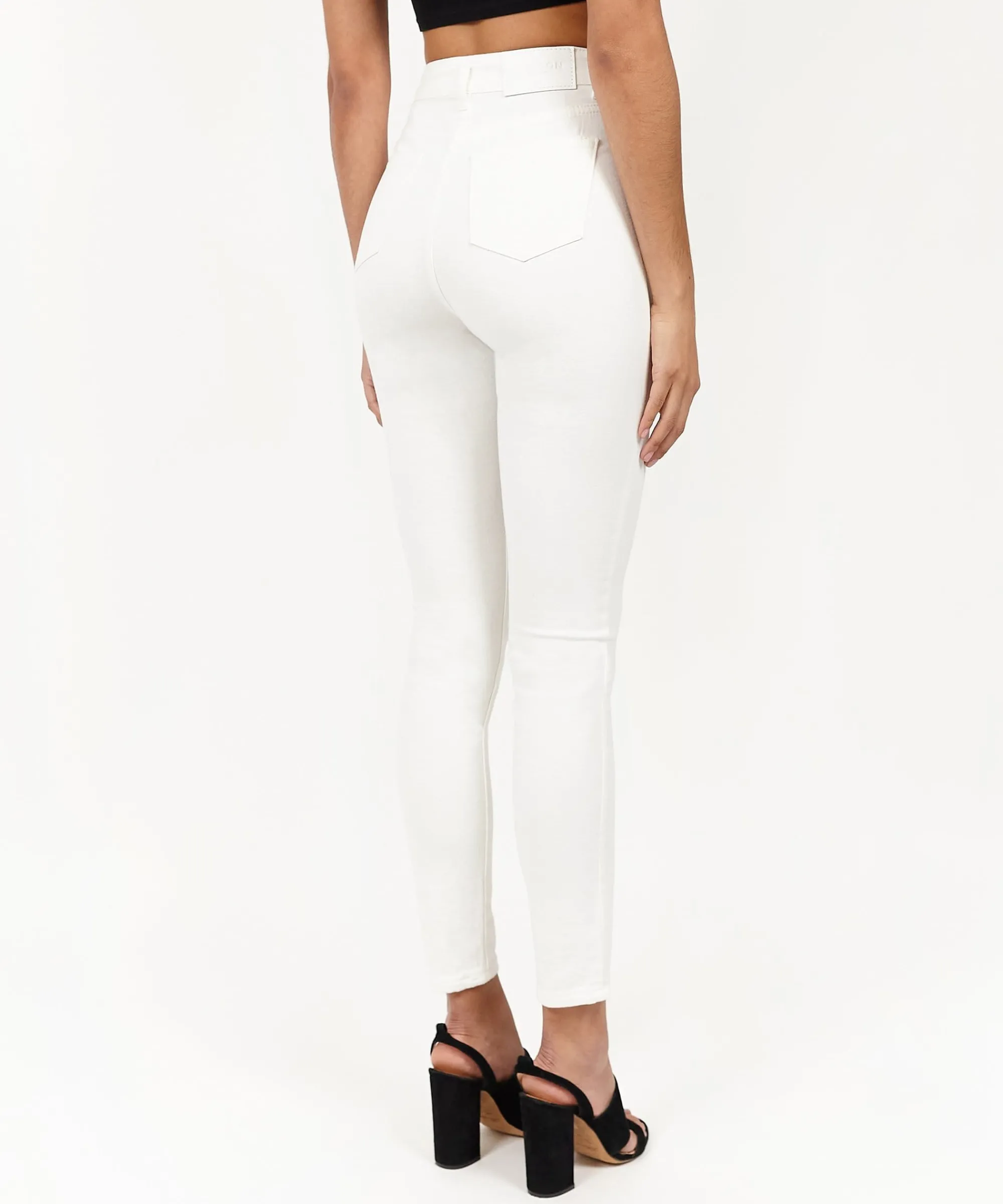 womens_chloe_white_slim_jeans_4.webp Best Sale Womens Chloe White Slim Jeans Denim