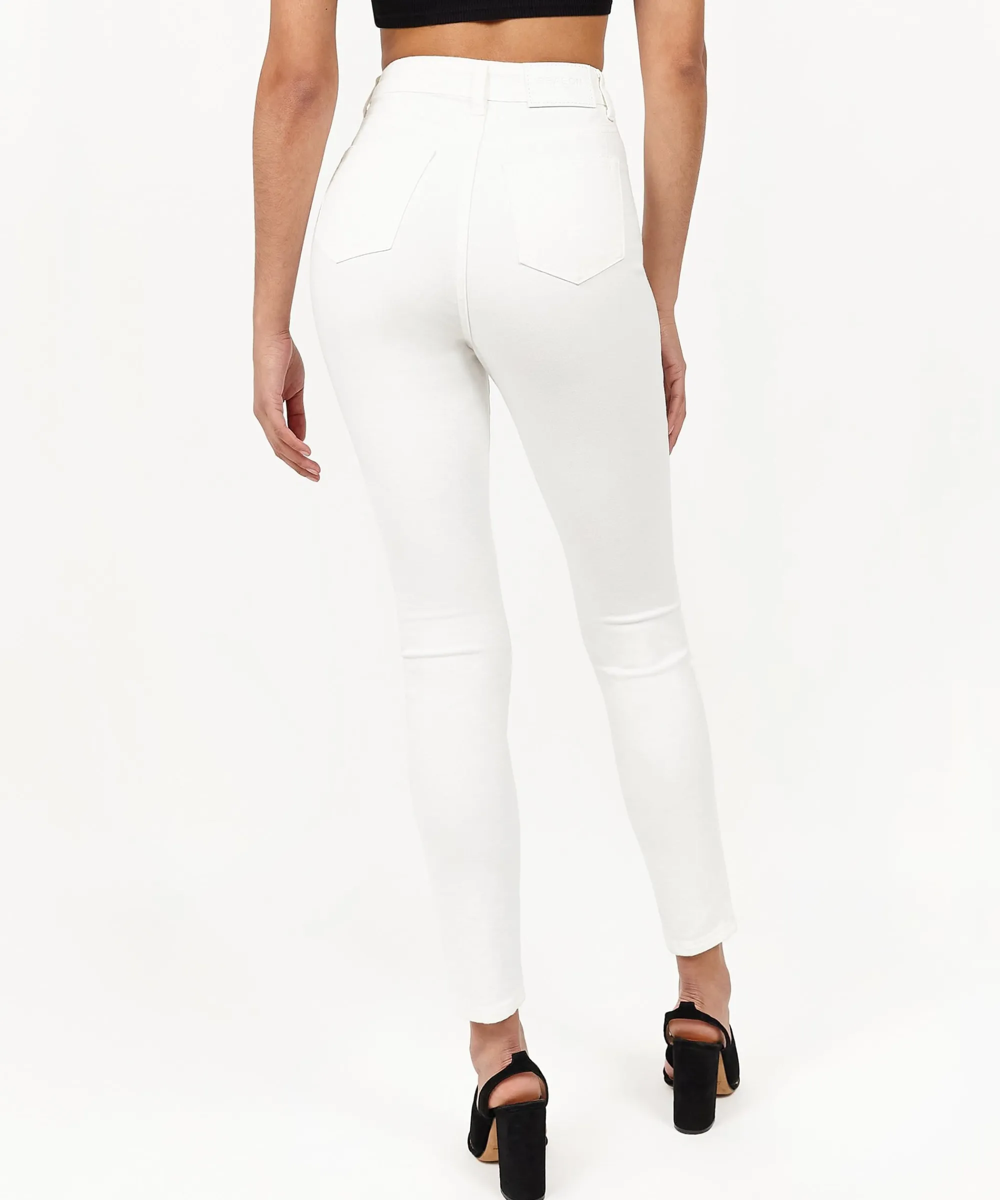womens_chloe_white_slim_jeans_6.webp Best Sale Womens Chloe White Slim Jeans Denim
