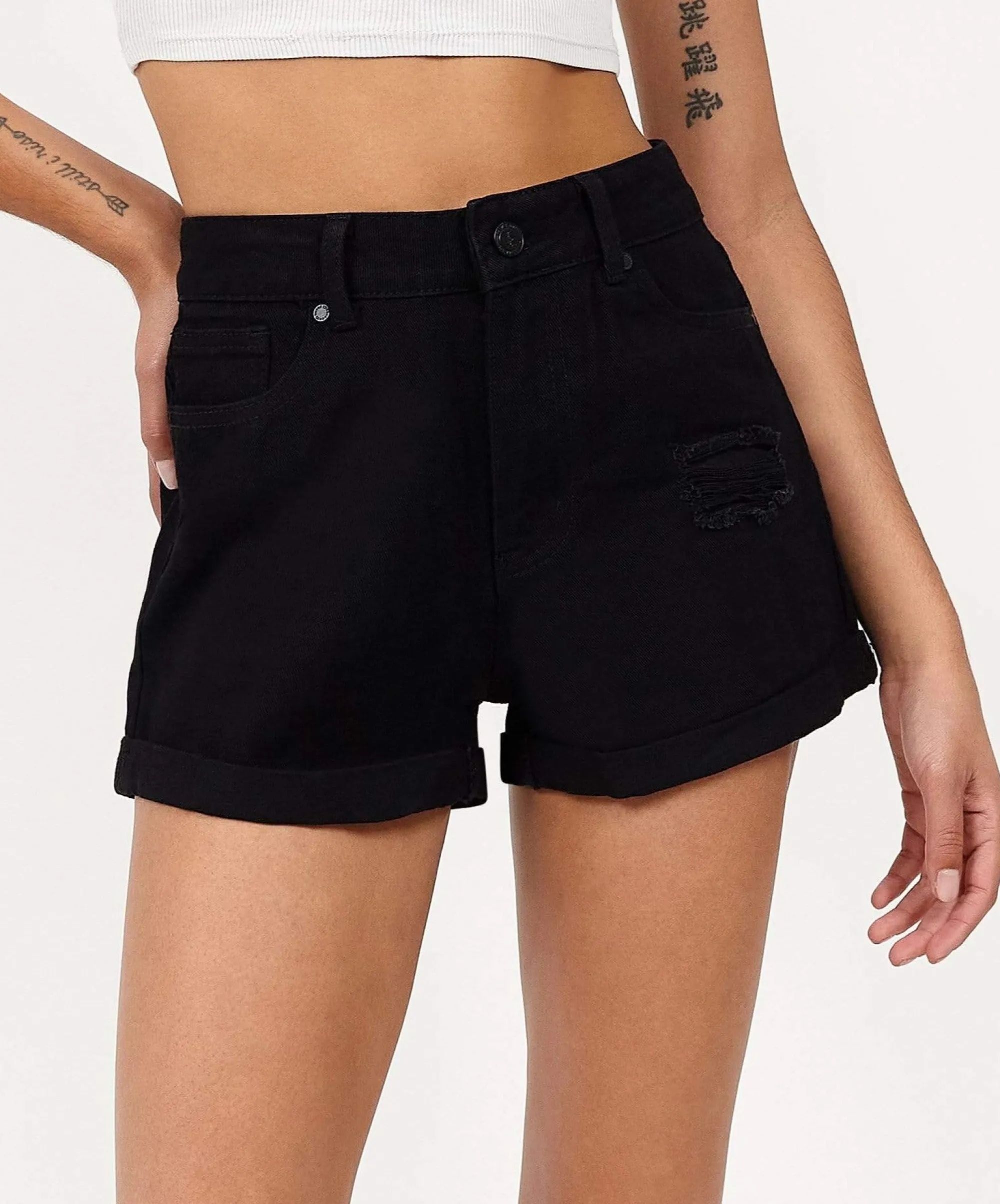 womens_mila_denim_shorts_0.webp Cheap Womens Mila Denim Shorts Denim | Shop All Bottoms