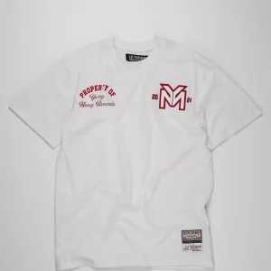 Cheap Young Money Records Short Sleeve Tee - White Graphic Tees
